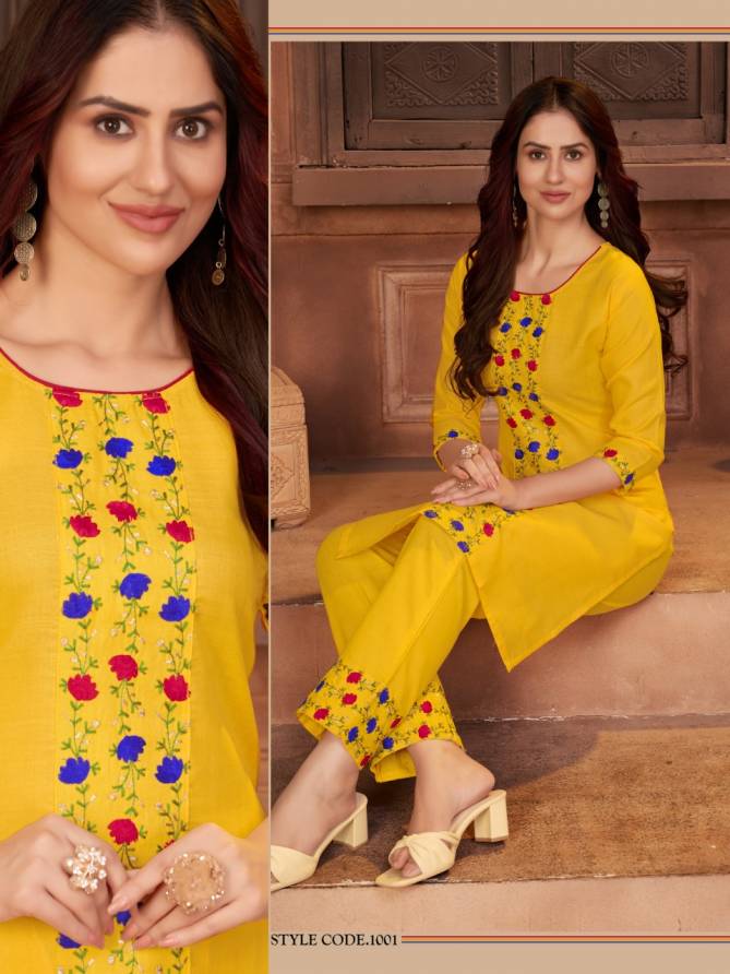 The Womens Thread Amanat Ethnic Wear Rayon Designer Kurti With Bottom Collection